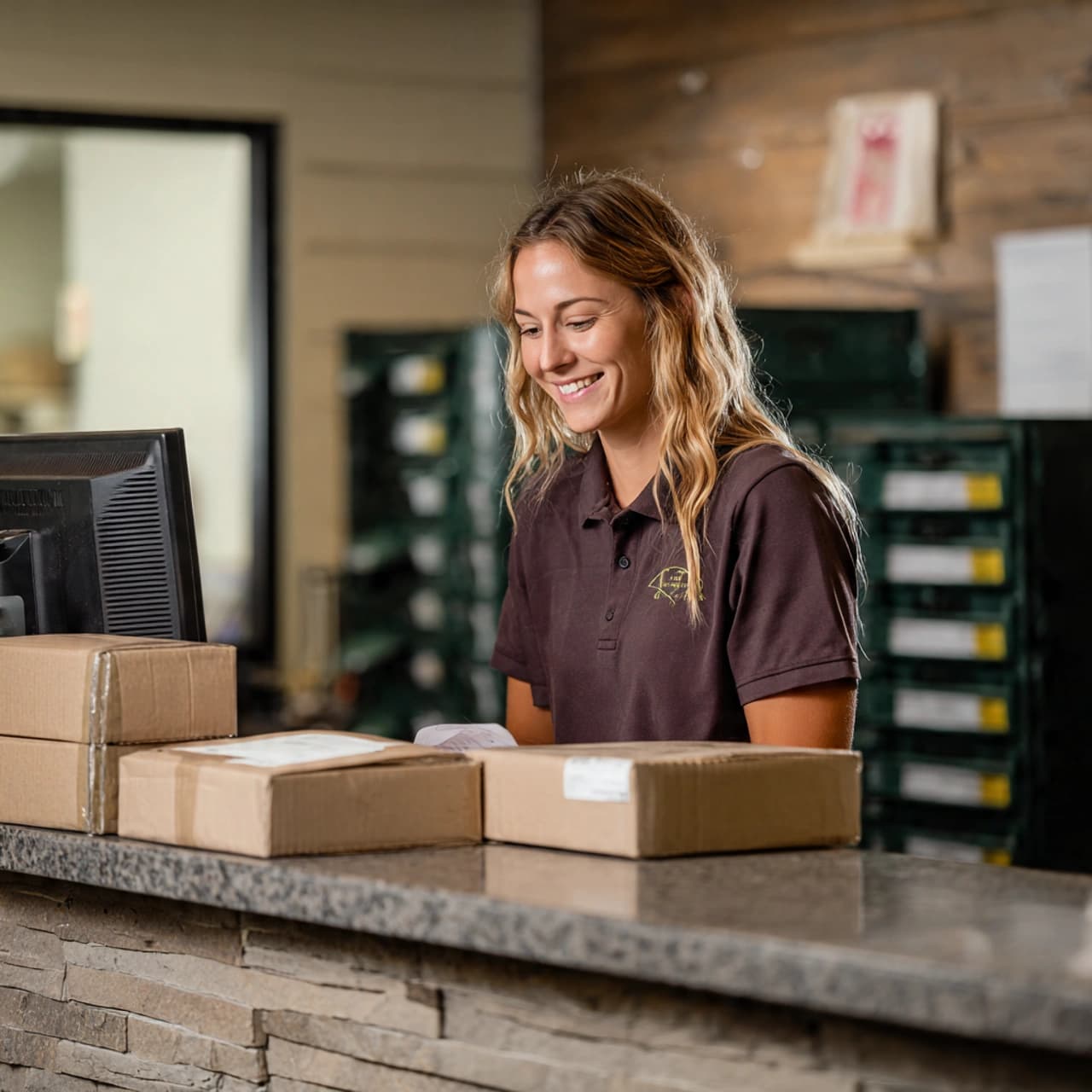 Courier handling